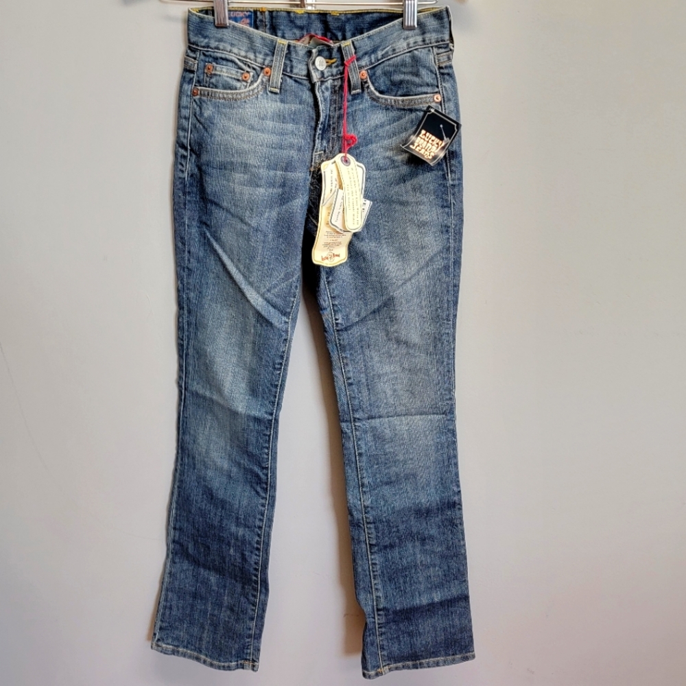 Lucky Brand NWT Classic Rider Denim Jean Size 00 24